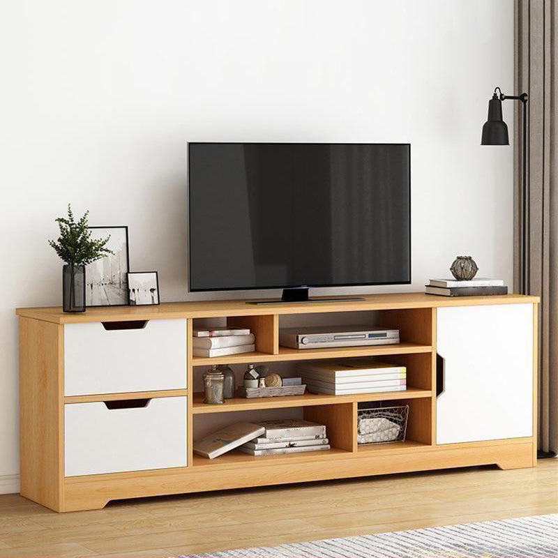 Scandinavian TV Media Stand Engineered Wood TV Stand Console