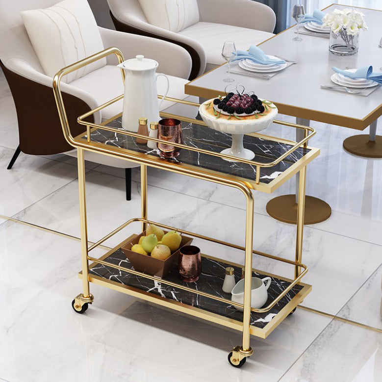 34.65" High Rolling Contemporary Prep Table Stone Prep Table for Restaurant