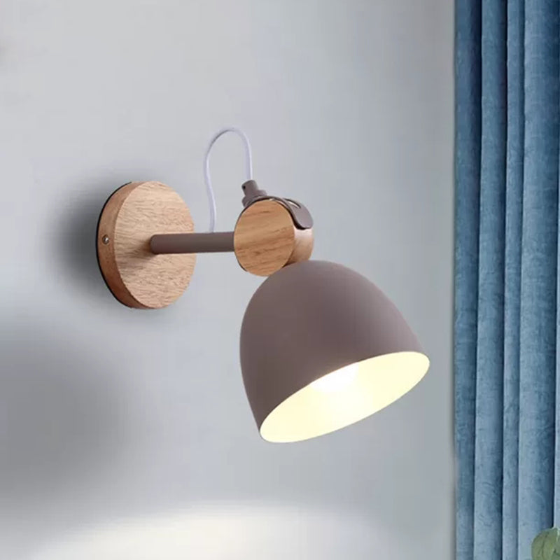 MOLTO MOLTO DOMA DOME SCONCE SOGGIORO ANGOLO REGOLABILE 1 Luce da parete in stile Nordico