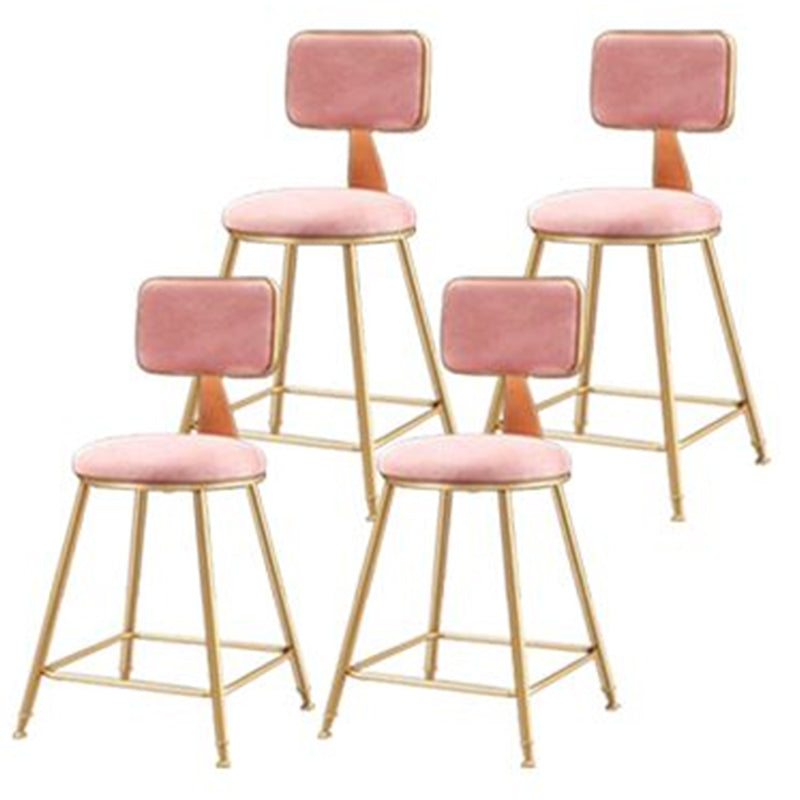 Nordic Style Metal Bar-stool Round Counter Bar Stool for Kitchen Bar