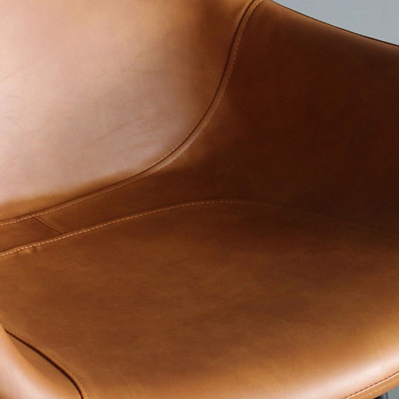 Industrial Style Metal Bar-stool Leather Counter Bar Stool for Kitchen Bar