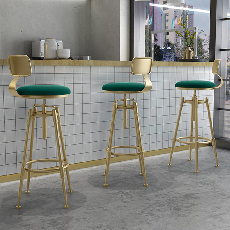 Nordic Style Metal Bar-stool Round Counter Bar Stool for Kitchen