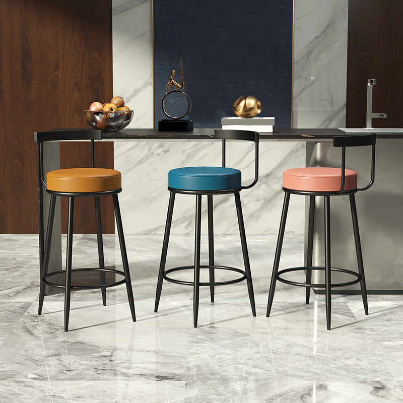 Contemporary Style Bar-stool Round Counter Bar Stool for Kitchen