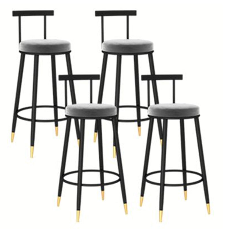 Contemporary Style Bar-stool Round Counter Bar Stool for Kitchen