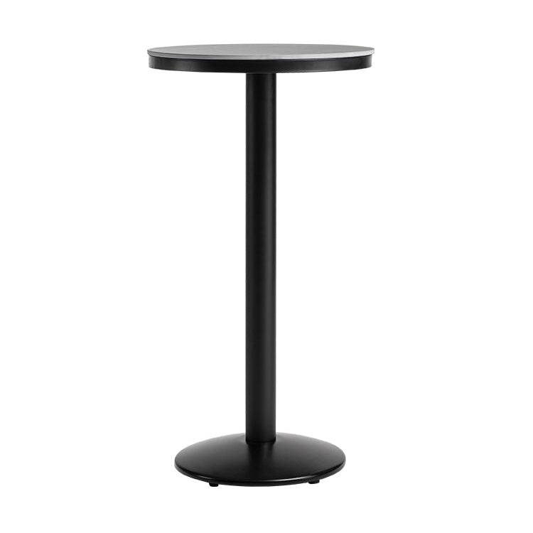 Industrial 1/2/3 Pieces Round Bar Table Set Sintered Stone Bistro Set