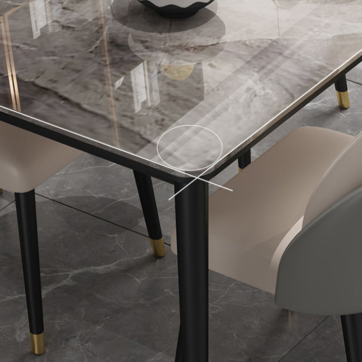 Glam Style Rectangle Dining Set 1/2/5/7 Pieces Dining Set for Dining Areas