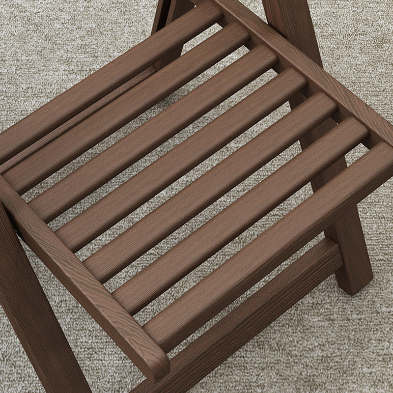 Modern Wood Dining Room Chair Armless Folding Side Chair for Home Use