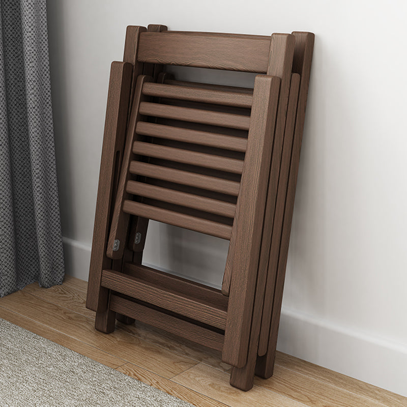 Modern Wood Dining Room Chair Armless Folding Side Chair for Home Use