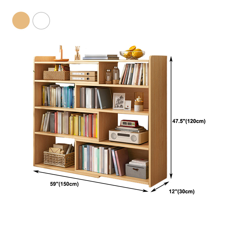 Flexible Bookshelf Contemporary Style Bookcase for Study Room and Office
