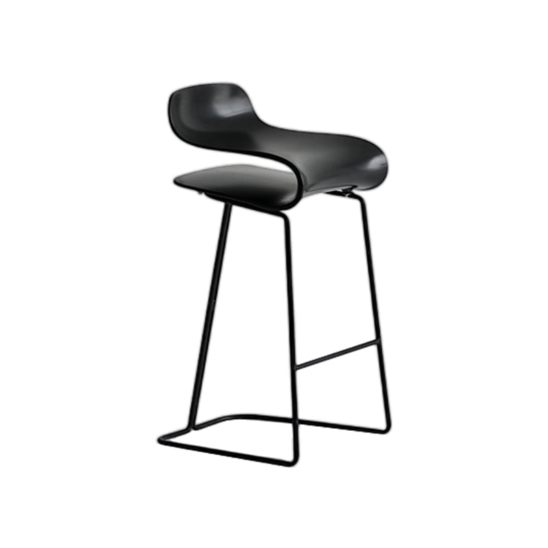 Nordic Style Metal Bar-stool Plastic Counter Bar Stool for Kitchen