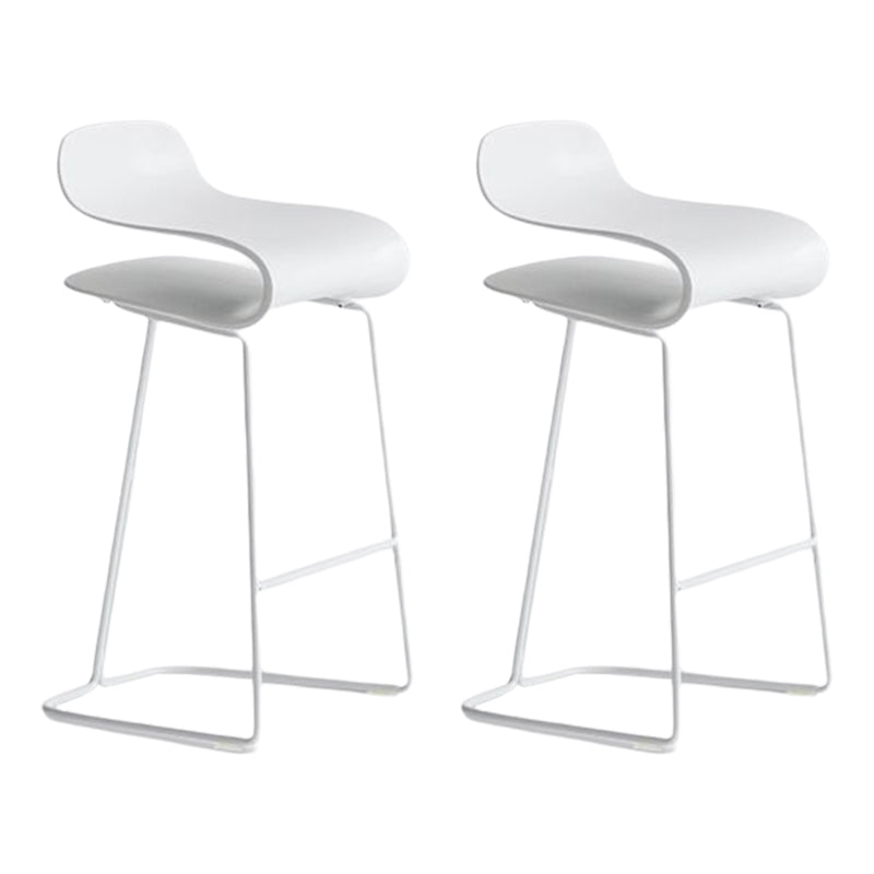 Nordic Style Metal Bar-stool Plastic Counter Bar Stool for Kitchen