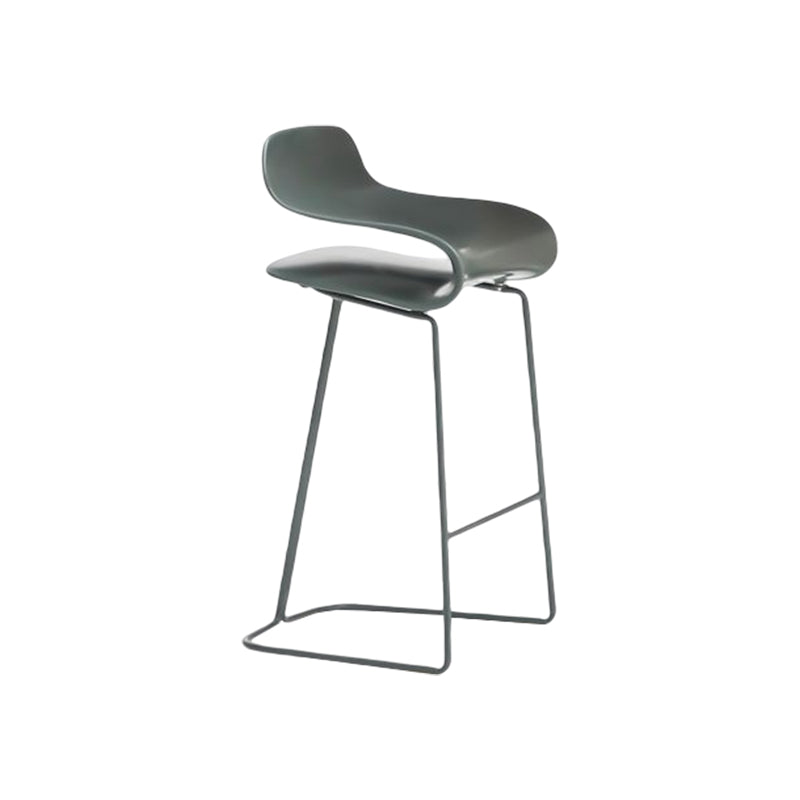 Nordic Style Metal Bar-stool Plastic Counter Bar Stool for Kitchen