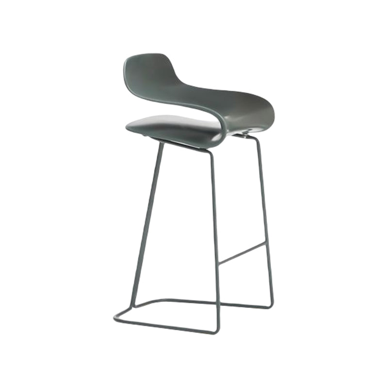 Nordic Style Metal Bar-stool Plastic Counter Bar Stool for Kitchen