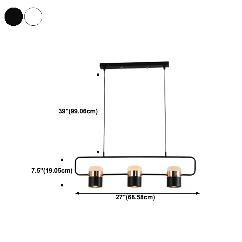 Modern Island Lighting Fixture Metal Dining Room Island Pendant Light