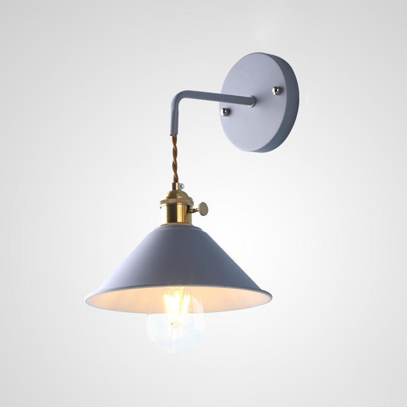 Modern Metal Shade Wall Mounted Lamp Simplicity Colorful Wall Sconce for Sitting Room