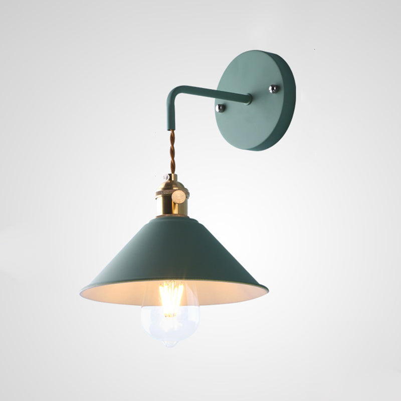 Modern Metal Shade Wall Mounted Lamp Simplicity Colorful Wall Sconce for Sitting Room