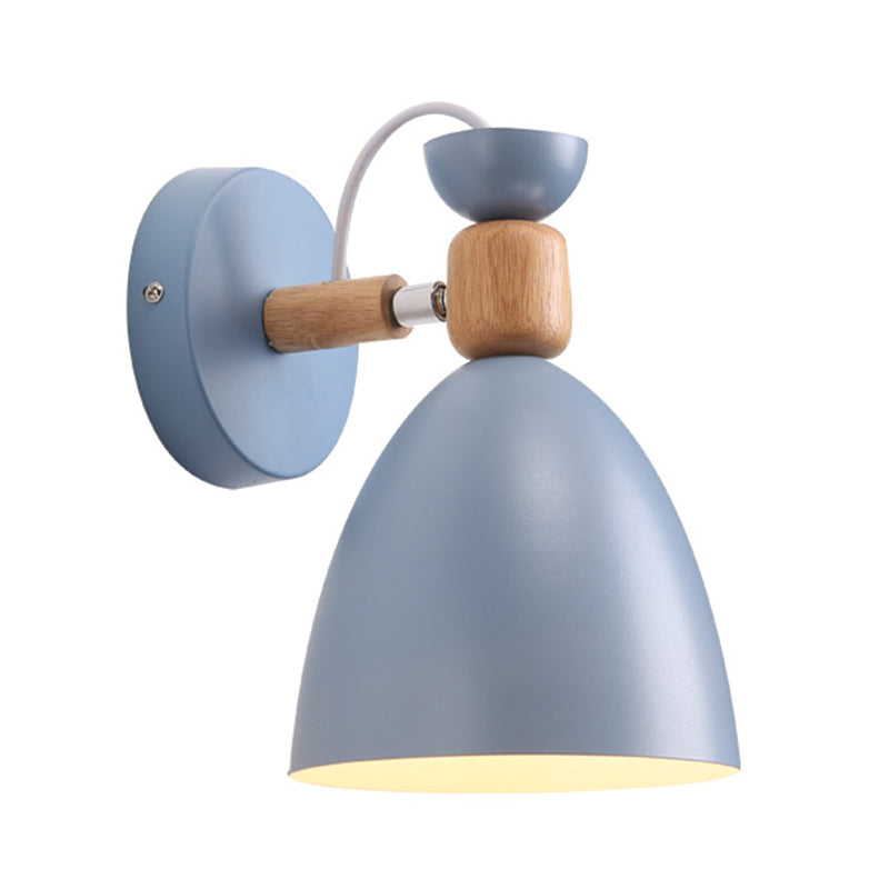 Metal Flare Wall Mounted Lamps Modern Style 1 Light Wall Mount Lighting