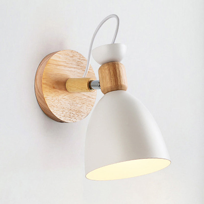 Metal Flare Wall Mounted Lamps Modern Style 1 Light Wall Mount Lighting