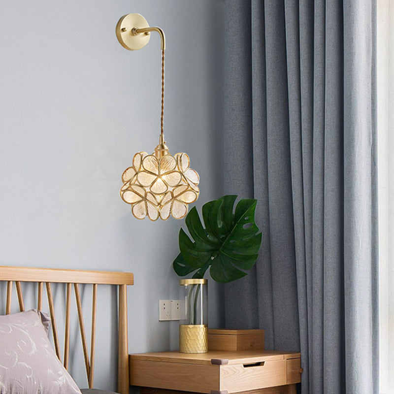 Brass Wall Sconce Nordic Minimalist Style Wall Light Sconces for Bedroom