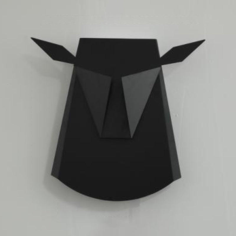 1-Light Geometric Wall Lighting Ideas Modern Style Metal Wall Mounted Light