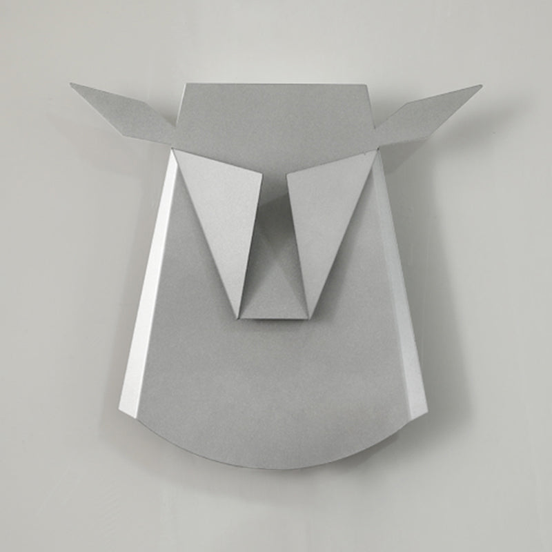 1-Light Geometric Wall Lighting Ideas Modern Style Metal Wall Mounted Light