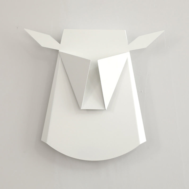 1-Light Geometric Wall Lighting Ideas Modern Style Metal Wall Mounted Light