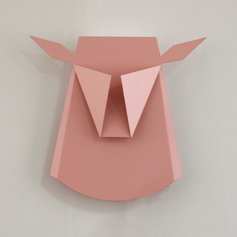 1-Light Geometric Wall Lighting Ideas Modern Style Metal Wall Mounted Light