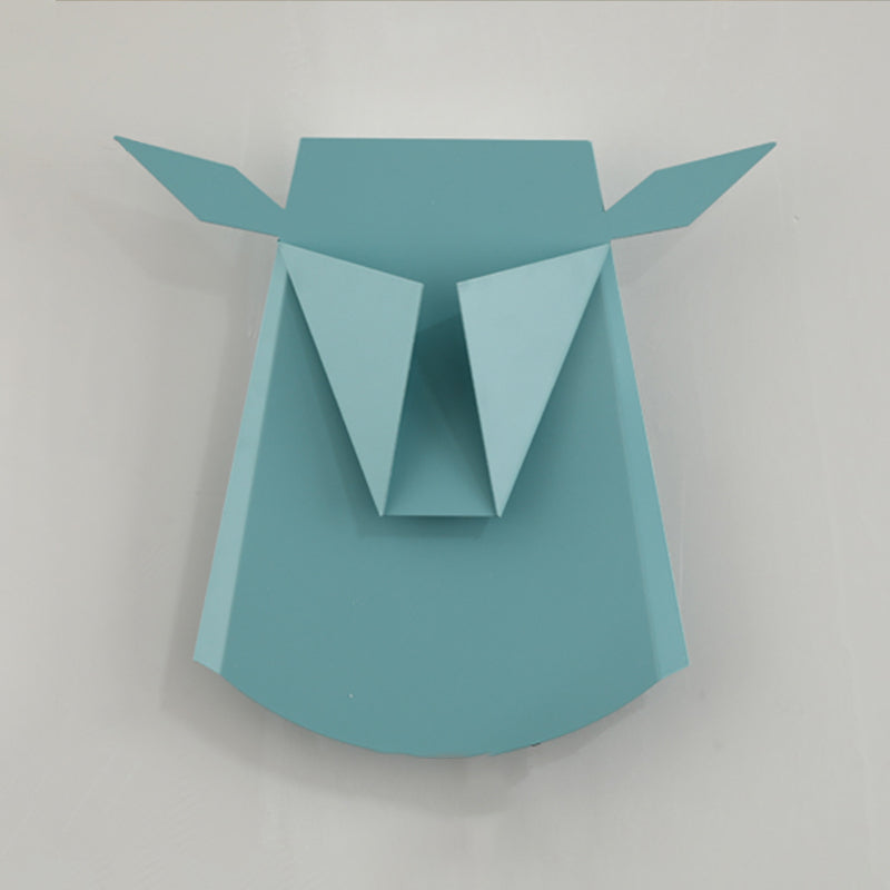 1-Light Geometric Wall Lighting Ideas Modern Style Metal Wall Mounted Light