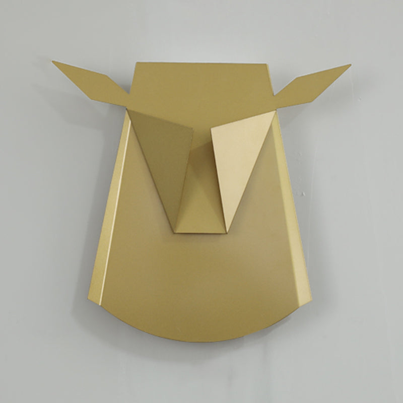 1-Light Geometric Wall Lighting Ideas Modern Style Metal Wall Mounted Light