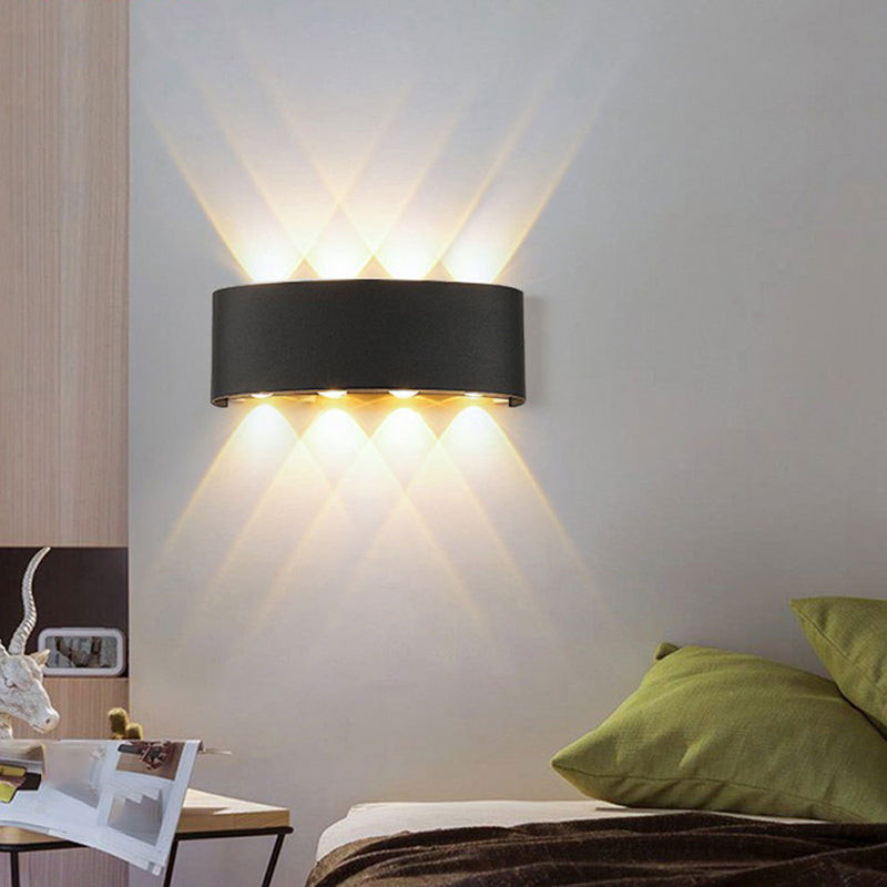 Multi-Light Geometric Wall Lighting Ideas Modern Style Metal Wall Mounted Light