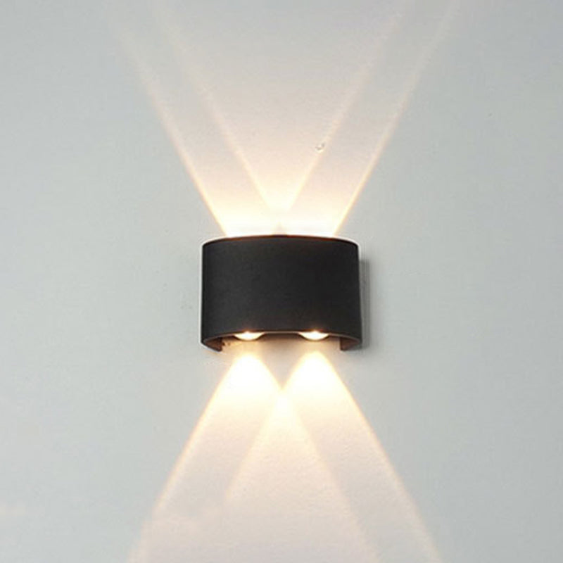 Multi-Light Geometric Wall Lighting Ideas Modern Style Metal Wall Mounted Light