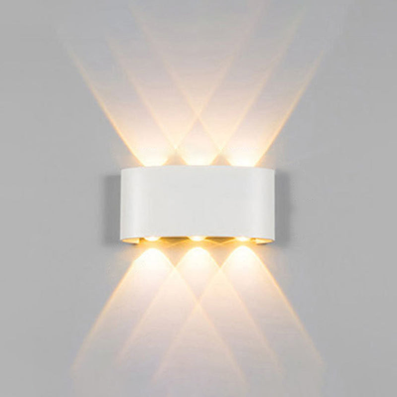 Multi-Light Geometric Wall Lighting Ideas Modern Style Metal Wall Mounted Light