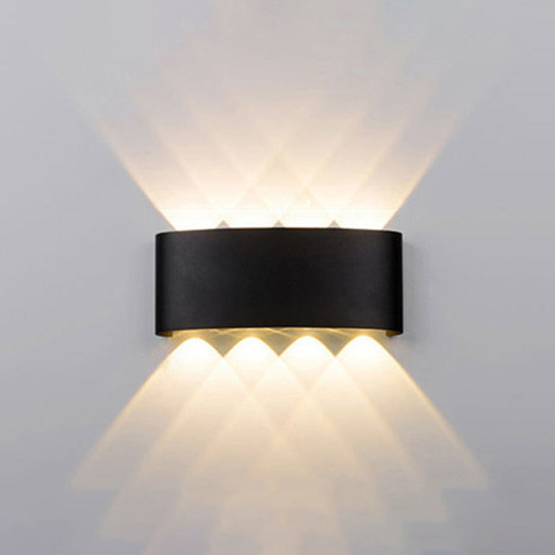 Multi-Light Geometric Wall Lighting Ideas Modern Style Metal Wall Mounted Light