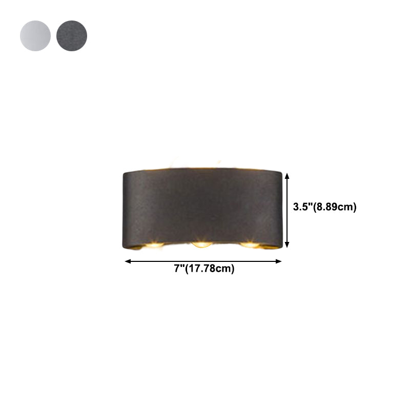 Multi-Light Geometric Wall Lighting Ideas Modern Style Metal Wall Mounted Light