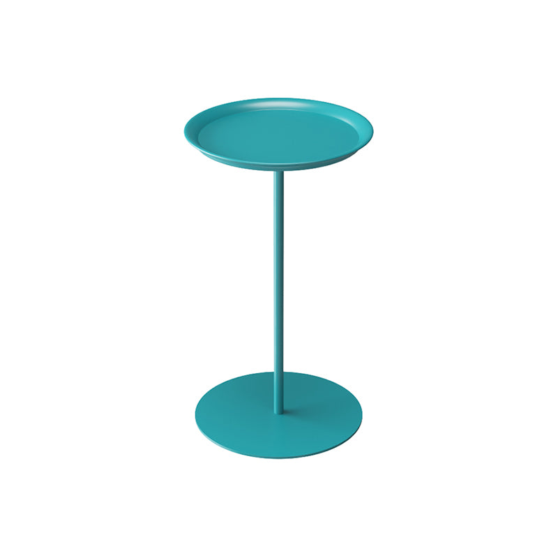 Pedestal Base Design Cocktail Table Multi-color Selection of Iron Circular Coffee Table