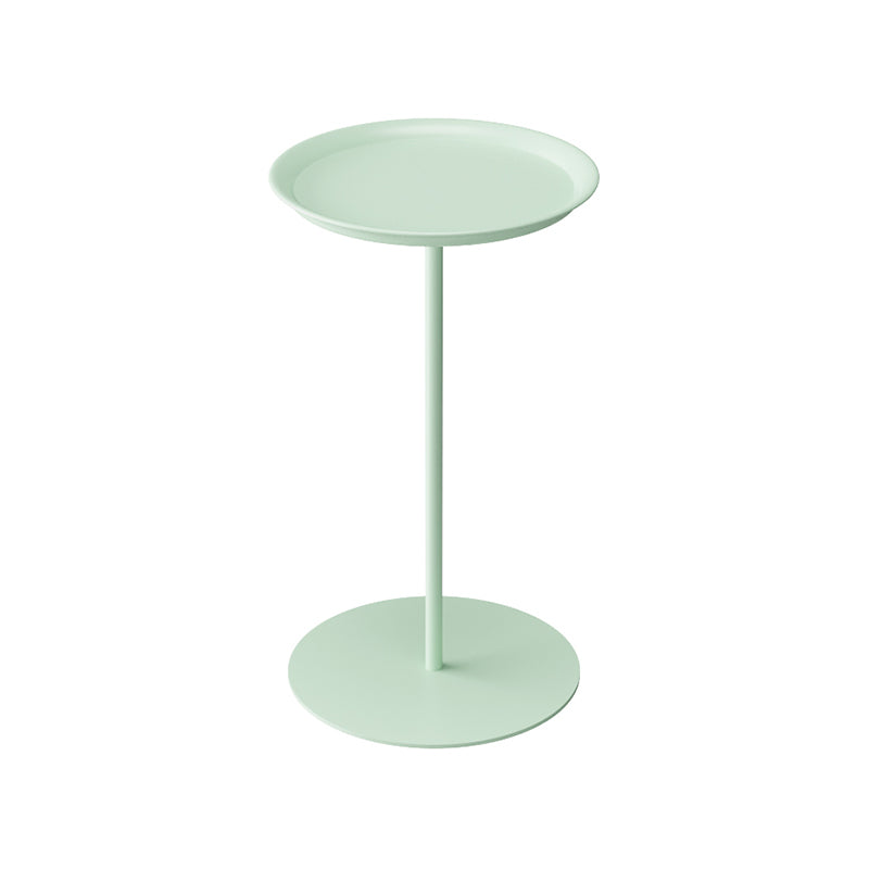 Pedestal Base Design Cocktail Table Multi-color Selection of Iron Circular Coffee Table