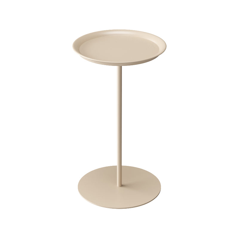 Pedestal Base Design Cocktail Table Multi-color Selection of Iron Circular Coffee Table