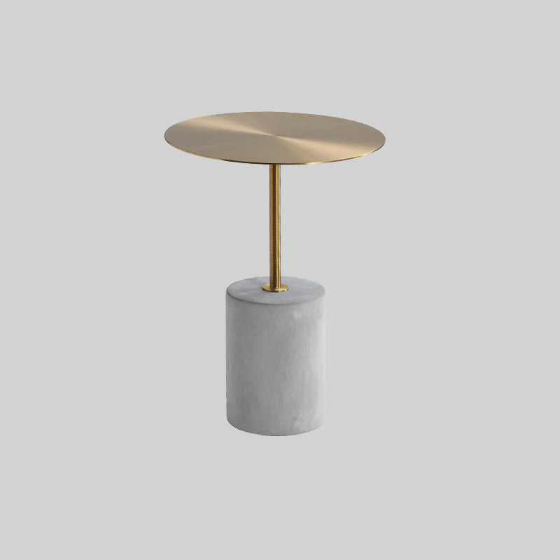 Nordic Style Cocktail Table Stainless Steel Table Round Coffee Table