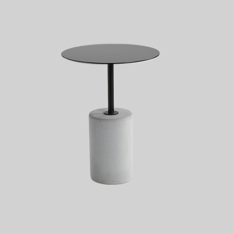 Nordic Style Cocktail Table Stainless Steel Table Round Coffee Table