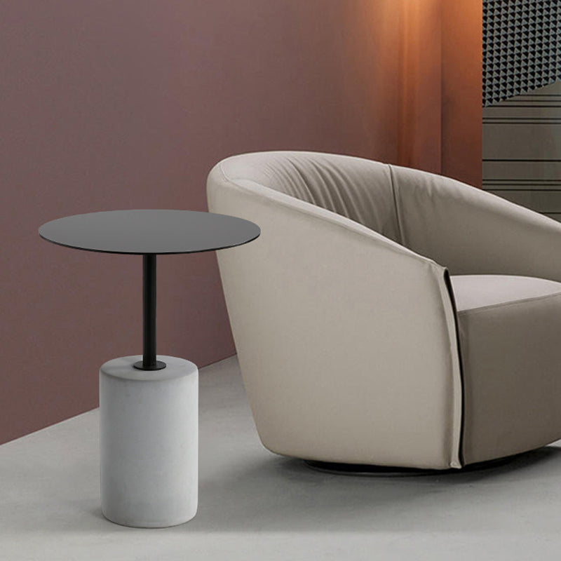 Nordic Style Cocktail Table Stainless Steel Table Round Coffee Table