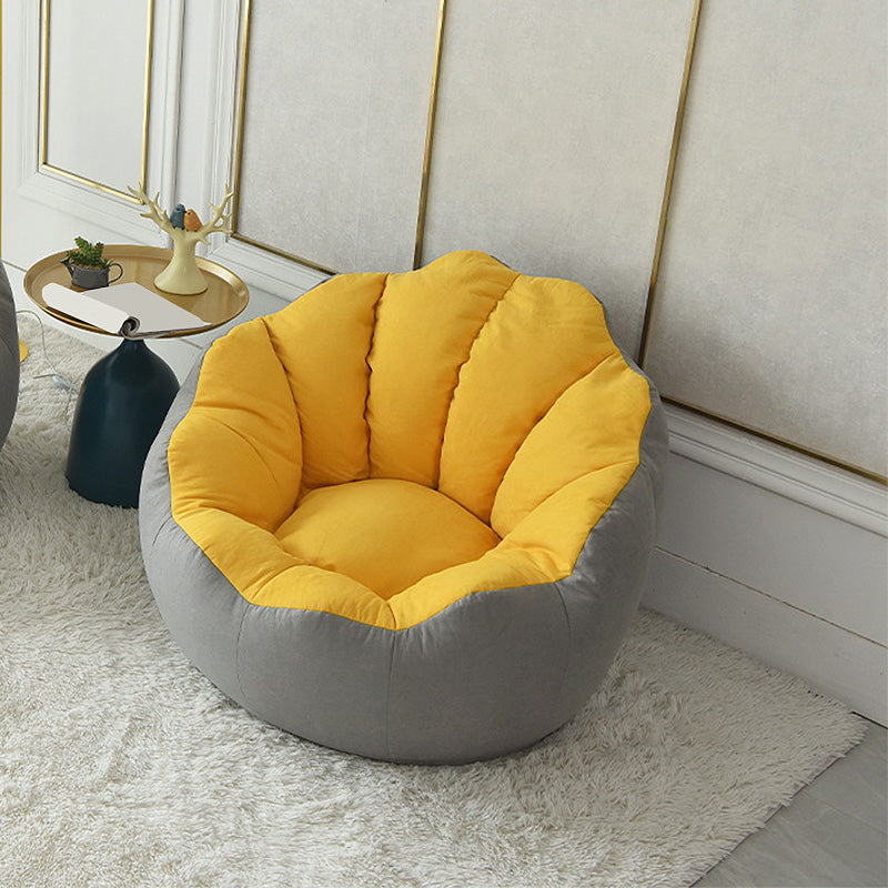 31.49" L x 31.49" W x 27.55" H Linen Accent Chair Washable Papasan Chair