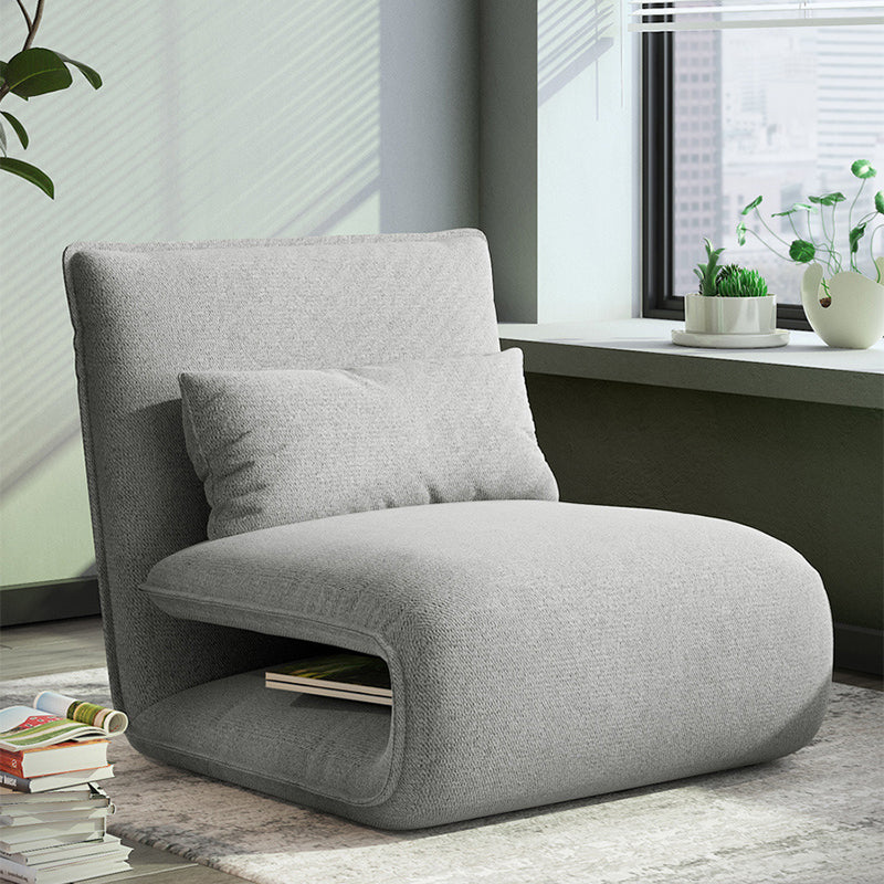 Linen Convertible Chair 25.6"L x 25.6"W x 27.5" H Chair for Living Room