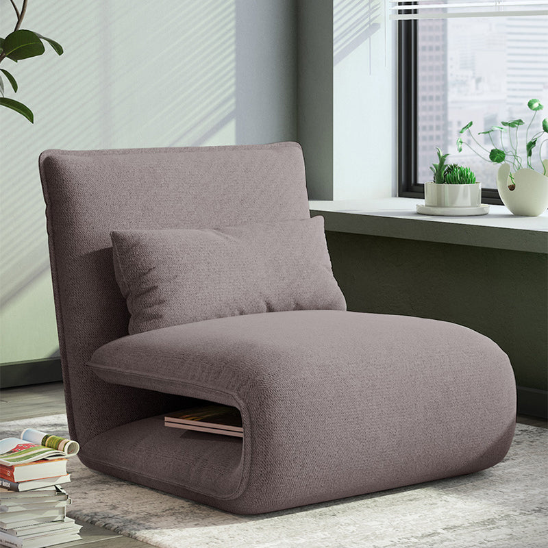 Linen Convertible Chair 25.6"L x 25.6"W x 27.5" H Chair for Living Room