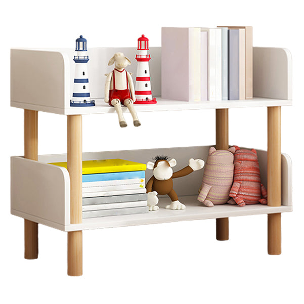 Open Back Modern Style Bookshelf Wood Bookcase for Study Room