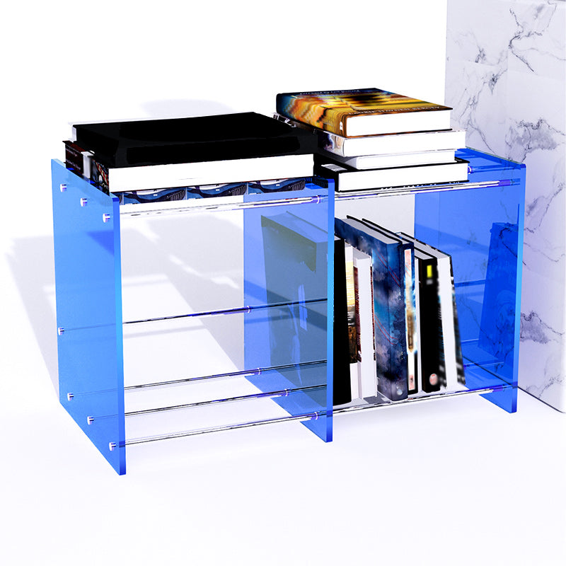 Multiple Colors Modern Style Bookshelf Acrylic Bookcase for Home