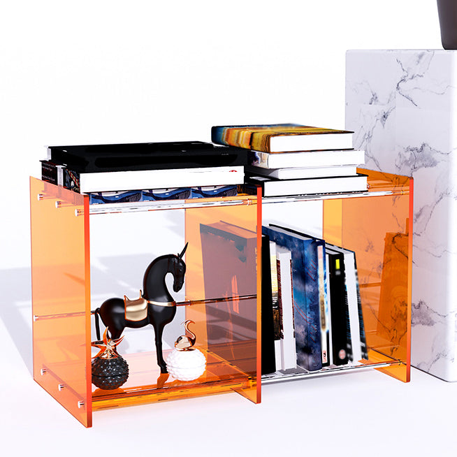 Multiple Colors Modern Style Bookshelf Acrylic Bookcase for Home