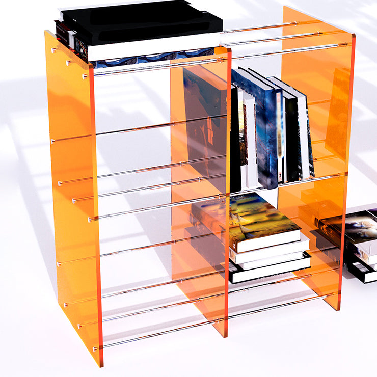 Multiple Colors Modern Style Bookshelf Acrylic Bookcase for Home