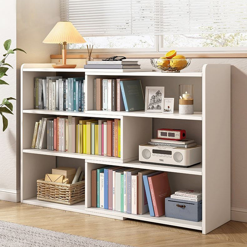 Contemporary Style Bookshelf Open Back Bookcase for Home Office