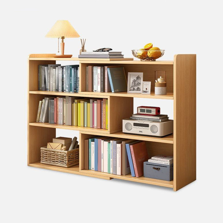 Contemporary Style Bookshelf Open Back Bookcase for Home Office