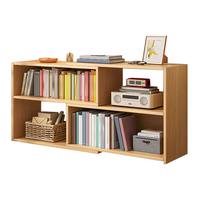 Contemporary Style Bookshelf Open Back Bookcase for Home Office